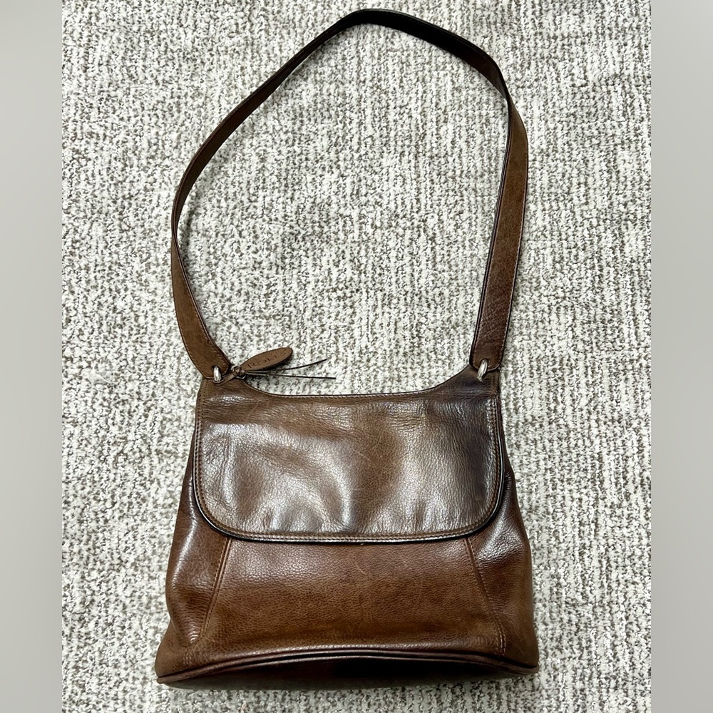 VINTAGE ROLFS LEATHER HANDBAG